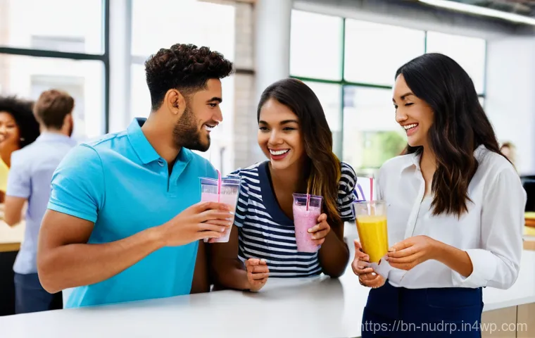에너지를 높이는 고칼로리 간식 추천 - **Prompt:** A young, energetic woman (20s-30s) stands in a bright, sunlit kitchen, gently smiling. S...